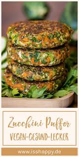 Einfache Zucchini Puffer Vegan Glutenfrei Ohne Ei Ohne Mehl Rezept Gesunde Vegane Rezepte Zucchinipuffer Rezept Leckere Vegane Rezepte