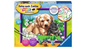 Natürlich beinhalten die malen nach zahlen bilder für erwachsene einen. Ravensburger Beschaftigung Malen Nach Zahlen Hund Und Katze Online Bestellen Muller