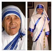 Mother Teresa Living Wax Museum Costume Mother Teresa Costume Saint Costume Mother Teresa