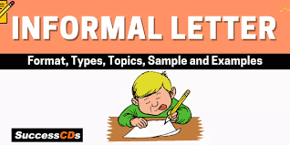 A formal letter should necessarily contain; Informal Letter Informal Letter Format Examples And How To Write An Informal Letter