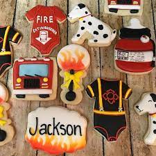 Instagram Fireman Baby Showers Baby Cookies Fun Cookies