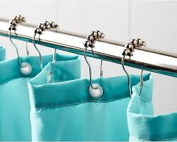 Roller Ball Shower Curtain Hooks
