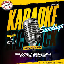Sunday Nights are for Karaoke!! Gather your friends & come have a good time  with us tonight🥳🔥
