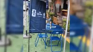 #VIDEO | Restauranteinvade tramo de la ciclovía y coloca sillas y mesas ante partidos del Mundial