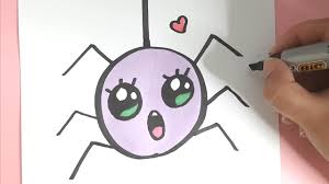 Wassermelone diy kawaii zeichnen süße watermelon selber machen. Kawaii Spinne Malen Kawaii Bilder Youtube