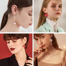 SUNNYCLUE 1 Box DIY 10 Pairs Christmas Polyester Grosgrain Ribbon Bowknot  Earring Making Kits Snowflake Santa Claus Christmas Tree Enamel Pendants  Charms for Xmas Earrings Making Supplies : Amazon.com.au: Toys & Games