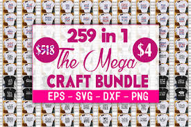 Jpeg, pdf, eps, dxf, and svg. The Mega Craft Bundle