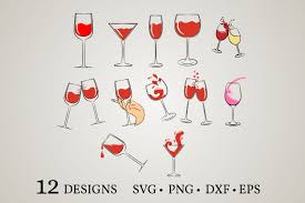 Download Wine Glass Bundle Graphic By Euphoria Design Creative Fabrica PSD Mockup Templates