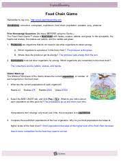 Recognizing the artifice ways to get this ebook explore learning gizmo food chain answer key is additionally useful. Food Chain Gizmo Pdf Food Chain Gizmo Remember To Log In To U200bhttp Www Explorelearning Com Vocabulary U200b U200b Consumer Ecosystem Equilibrium Food Course Hero