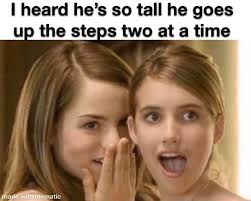 It is used when someone claims to be superior at something, but well deserves to be countered by. Ladies Please Memes