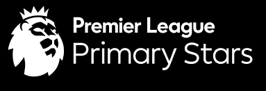 White animal logo, chelsea fc, blue, representation, sign, no people. Premier League Primary Stars Fleetwood Town Community Trust
