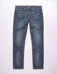 Rsq London Skinny Medium Wash Mens Vintage Flex Jeans