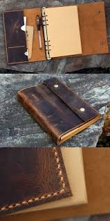 If there's anything that can get me to make these little guys extra special, i thought i would cover them in maple wood veneer and leather. Handmade Distressed Leather A5 Notebook Cover Leather A5 Ring Binder Leather Binder Leather Notebook Cover Leather Planner