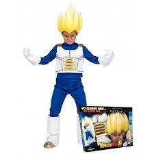 Coffret Deguisement Super Saiyan Vegeta Dragon Ball Enfant Avec Perruque Achat Vente Deguisement Panoplie Cdiscount