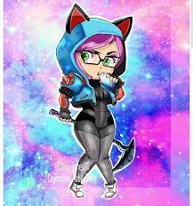 Wallpaper Fortnite Anime Cute Lynx Chibi Lynx Kitten