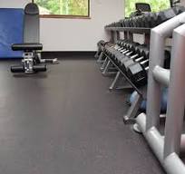 Rubber Flooring Roll Geneva 3/8 Inch 10% Color Per SF