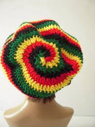 One Love Spiral Slouchy Hat In Crochet By Freckles Garden Etsy Crochet Slouchy Hat Crochet Hats