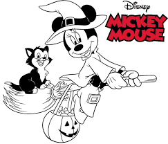Mickey and minnie mouse coloring pages free 1. Disney Mickey Mouse Witch Halloween Coloring Pages In 2020 Halloween Coloring Sheets Free Halloween Coloring Pages Halloween Coloring Pages