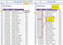 How To Sort Dates By Month And Day Only In Excel Microsoft Excel Excel Tutorials Excel Hacks