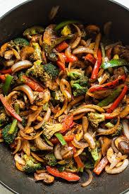 Vegetarian Fajitas Are So Quick And Easy To Make This Is My Go To Meatless Dinner Idea Vegan Fajita Recipes Tasty Vegetarian Recipes Vegan Dinner Recipes Easy