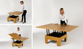 A list of the best convertible coffee table to dining table designs and modern transforming coffee tables that convert to dining tables that are perfect for small spaces. 5 Convertible Tables By Resource Furniture Designs Ideas On Dornob