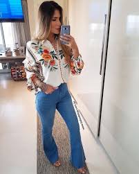 Camisa Social Com Calça Jeans Feminina Como Inovar No Look Com Calca Jeans Looks Looks Femininos Looks Casuais Femininos