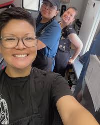 We are open until 6pm today peeps! Come down for some delicious dinner. We  have myself, Daniel, Tamara and Prairie working for you ❤️ #royalbcmuseum  #lekwungenterritory #indigenousfoodtruck #NuuChahNulth #frybread #yyjeats  #frybreadpower #frybreadtacos #