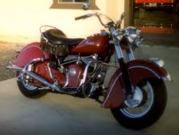 Image result for Red 1951 Motorcycle