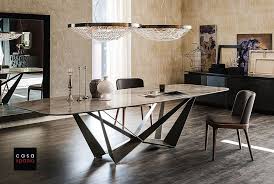 Invite some friends and enjoy! Modern Ceramic Table Spyder By Cattelan Keramik Dining Table Dining Room Design Modern Dining Table Marble