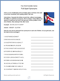Maybe you would like to learn more about one of these? Free Word Scramble Games Are You Up To This Challenge