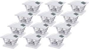 Greenlighting 5x5 Solar Post Cap Light With 4x4 Base Adapter White 12 Pack Check This Awesome Product Solar Post Caps Solar Post Lights Solar Energy Diy
