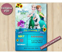 The advantage of transparent image is that it can be used efficiently. Frozen Fever Editable Invitation With Back 4x6 Instant Download Pdf