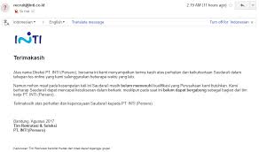 Check spelling or type a new query. Pengalaman Online Test Rekrutmen Management Trainee Pt Inti Persero Blog Anak Kampung