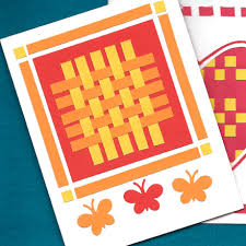 04 of 13 use a white polymer eraser. How To Make Paper Weaving Cards Tutorial Greeting Card Class Span Class W3 Hide Medium W3 Hide Small Tutorials Span Aunt Annie S Crafts