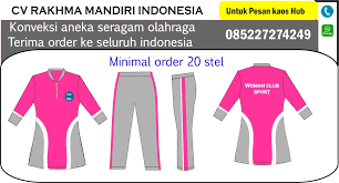 Jahitan rapi, dikerjakan oleh tim profesional ahli dibidangya. Cv Rakhma Mandiri 085227274249 Konveksi Perdagangan Umum 1 Baju Olahraga Muslimah