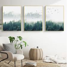 Pin By Nordic Wall Decor On Art Projects In 2020 Wall Art Pictures Landscape Wall Art Forest Landscape