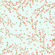 A few things you should know when you buy this pattern Little Cherry Blossom Pattern On Mint Green Art Print By Graciekeem Society6 Image 1860420 On Favim Com
