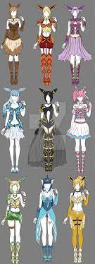 Eevee Gijinka Adopts Auction Closed By Luca Adopts Deviantart Com On Deviantart Anime Kostume Evoli Entwicklungen Alle Pokemon