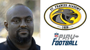 Baltimore Ravens named Messay Hailemariam of St. Frances Academy HS Coach  of the Week