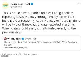 Melbourne curfew among new lockdown rules as restrictions extended by two weeks. Florida Accuses The Cdc Of Misreporting Covid 19 Numbers On Sunday As Confusion Continues Daily Mail Online