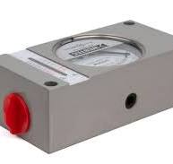 In-Line Flow Indicator w/thermometer, 3/4 NPSF Port, 6000 PSI, 4-48 GPM
