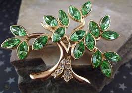 Signed Barbara Mandrell Tree of Life Brooch