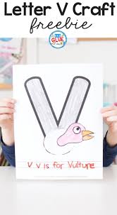 Animal Alphabet V Is For Vulture Letter V Crafts Letter A Crafts Alphabet Letter Crafts