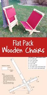 Flat Pack Wooden Chairs Wooden Chair Diy Wood Projects Beach Chairs Diy