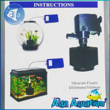 Jika menggunakan pompa 900lt jam membutuhkan waktu kurang lebih 6 jam. Filter Aquarium Bulat Bio Foam S Crown 58 Filter Aquarium Kecil Biofoam Mini Simple Murah Shopee Indonesia