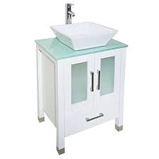 qierao 24 inch white bathroom solid