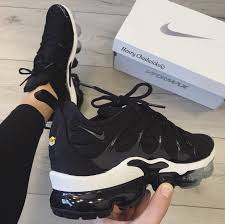 Black And White Vapormax Plus Nike Air Vapormax Plus Trainer Black White Footasylum Nice Shoes Sneakers Nike Tennis Shoes