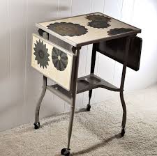 Upcycled Vintage Typewriter Table Cart Portable By Thevelvetbranch 98 75 With Images Redo Furniture Vintage Typewriters Typewriter Stand