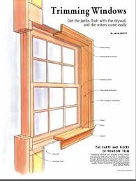 Correct Way To Trim A Window Windows Interior Window Trim Home Improvement Projects