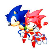 Sonic The Hedgeblog — Artwork of Sonic and Amy Rose from 'Sonic CD' on...